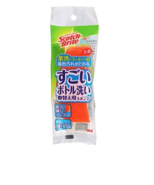 スリーエム（3M）　スコッチブライト　すごいボトル洗い　取り替え用スポンジ　MBC－03K－R