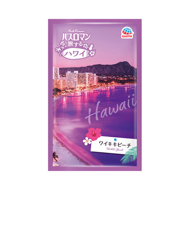 アース製薬（EARTH）　バスロマン　旅するハワイ　ワイキキビーチ　ハワイアンバニラの香り（医薬部外品）