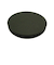 EVAスポンジ円板　100×10mm　ブラック