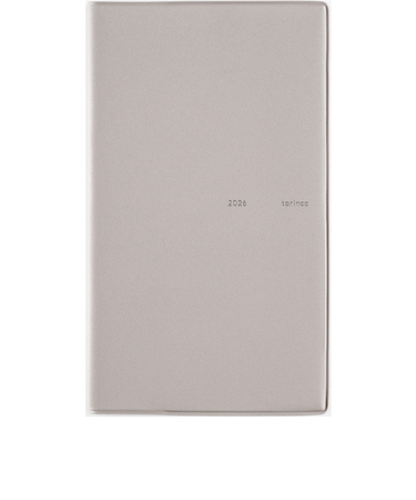 【2026年1月始まり】　高橋書店　torinco3　手帳判　マンスリーブロック　525　ソフトグレー　月曜始まり