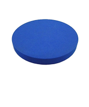 EVAスポンジ円板　100×10mm　ブルー