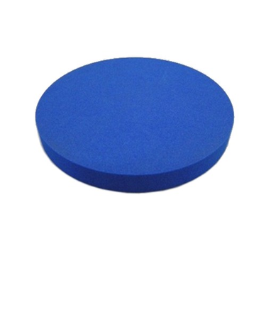 EVAスポンジ円板　100×10mm　ブルー