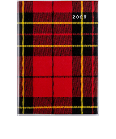 【2026年1月始まり】　高橋書店　クレールインデックス　グラン3　A5　マンスリーブロック　375　チェック　月曜始まり