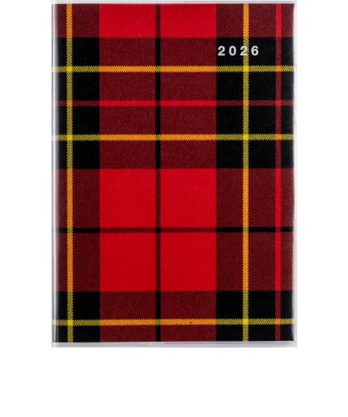 【2026年1月始まり】　高橋書店　クレールインデックス　グラン3　A5　マンスリーブロック　375　チェック　月曜始まり