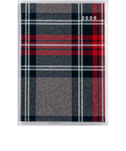 【2026年1月始まり】　高橋書店　プチクレール4　B7　マンスリーブロック　374　チェック　日曜始まり