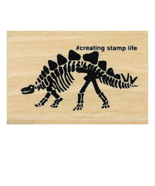 こどものかお　Nアイラブスタンプ　1533－034　ステゴサウルス