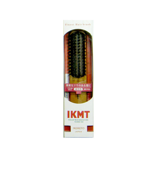 イケモト（IKMT）　天然毛　ブラッシングブラシ　M　ふつう　IKH4224