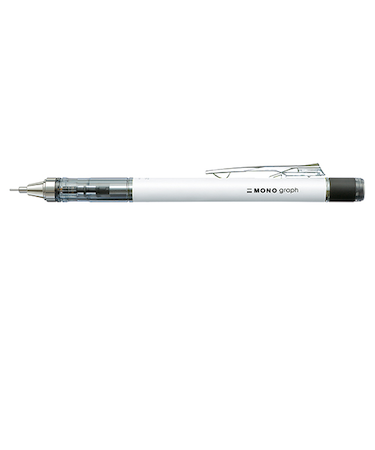 トンボ鉛筆（Tombow）　シャープペンシル　モノグラフ　ネオンカラー　0.5mm　DPA－134A　ホワイト