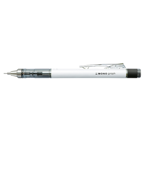 トンボ鉛筆（Tombow）　シャープペンシル　モノグラフ　ネオンカラー　0.5mm　DPA－134A　ホワイト