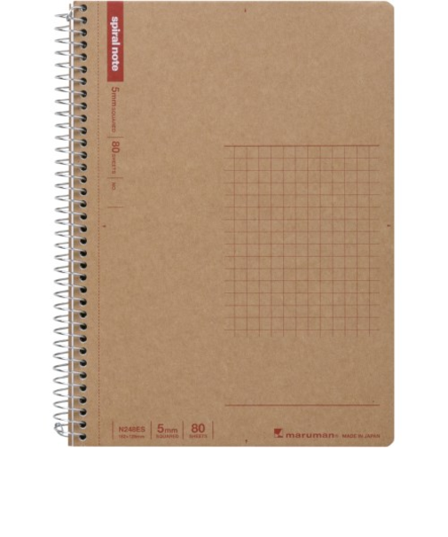 マルマン（maruman）　スパイラルノート方眼80枚B6　N248ES