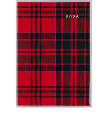 【2026年1月始まり】　高橋書店　クレールインデックス1　B6　マンスリーブロック　384　チェック　日曜始まり