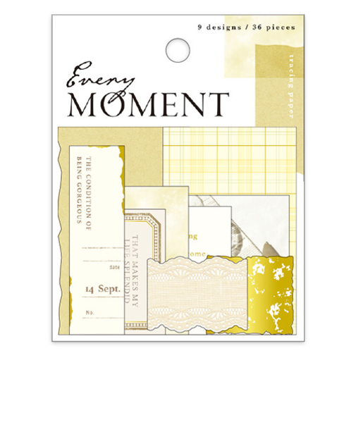 マインドウェイブ　エブリモーメントステッカー　フレーク　81653　yellow