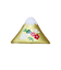 一千乃　張り子マグネット　富士山　塗り金
