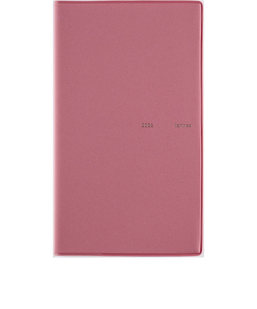 【2026年1月始まり】　高橋書店　torinco3　手帳判　マンスリーブロック　523　オールドローズ　日曜始まり