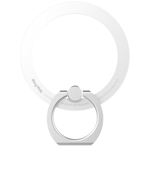 オークス（AAUXX）　アイリングマグ（iRing　Mag）　MagSafe対応　セラミックホワイト