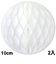 エクセルポイント　10cmハニカムボール　ホワイト　9010　2個入