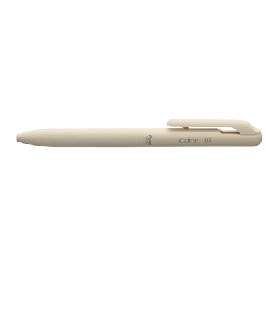 ぺんてる（Pentel）　カルム（Calme）　単色ボールペン　0.7mm　黒　BXA107H－A　ベージュ