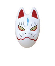 一千乃　張り子マグネット　狐