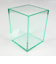 有賀　ペンスタンド　角型　クリアグリーン　70×70×90×4mm