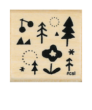 こどものかお　Nアイラブスタンプ　1533－024　森