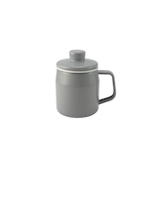 富士ホーロー（FUJIHORO）　フィルトミニ　オイルポット　0.35L　ライトグレー