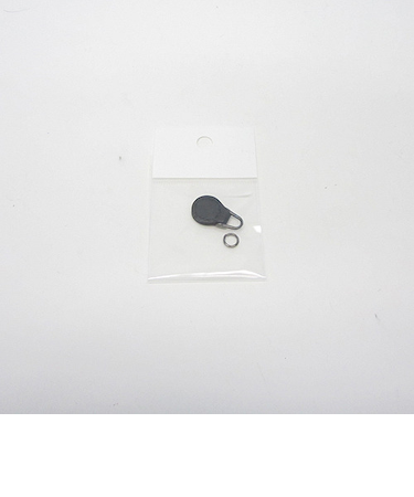 本革ファスナー引手　No．18　ブラック