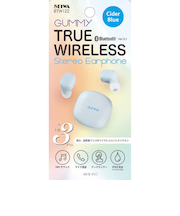 セイワ（SEIWA）　GUMMY　Bluetoothステレオ小型イヤホン　ブルー
