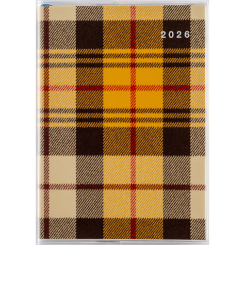 【2026年1月始まり】　高橋書店　プチクレール2　B7　マンスリーブロック　372　チェック　日曜始まり