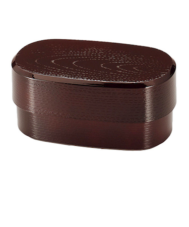 HAKOYA　メンズ小判木目弁当　溜　51570　900ｍL