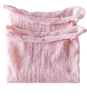 ラッシュ（LUSH）　シルクのいいとこ　1.2mm極薄　シルクネックウォーマー　ピンク
