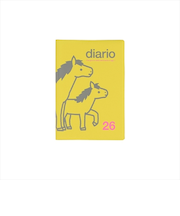 【2025年10月始まり】　デルフォニックス（DELFONICS）　ポニー　ポケット　マンスリーブロック　160131_184　イエロー　月曜始まり