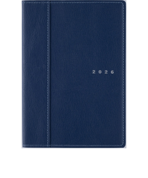 【2026年1月始まり】　高橋書店　シャルム5　B6　ウィークリーバーチカル　355　ネイビー　月曜始まり