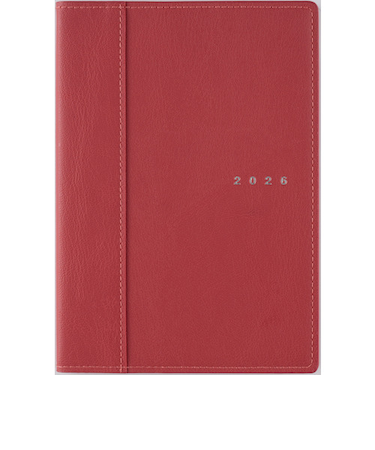 【2026年1月始まり】　高橋書店　シャルム3　B6　ウィークリーホリゾンタル　353　ネオレッド　月曜始まり