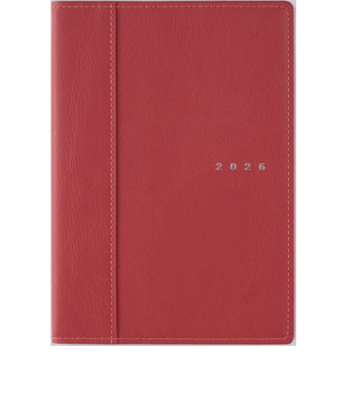 【2026年1月始まり】　高橋書店　シャルム3　B6　ウィークリーホリゾンタル　353　ネオレッド　月曜始まり