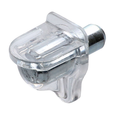 アイワ　棚ダボ　径5mm用　5×8mm　平クリア　AP－1456C