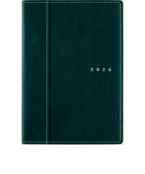 【2026年1月始まり】　高橋書店　シャルム9　B6　ウィークリーホリゾンタル　359　ロイヤルグリーン　月曜始まり