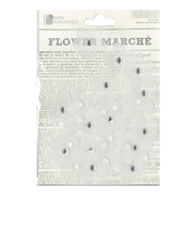 フラワーマルシェ　ヴェラムビジュー　ホワイト