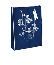 クレールフォンテーヌ（Clairefontaine）　ペーパーバッグ　M　cf32496－2　シアノタイプ