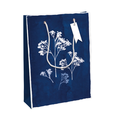 クレールフォンテーヌ（Clairefontaine）　ペーパーバッグ　M　cf32496－2　シアノタイプ