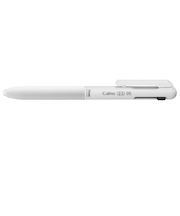 ぺんてる（Pentel）　カルム（Calme）　多機能ボールペン　0.5mm　BXAW355W　グレイッシュホワイト