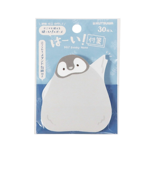 クツワ（KUTSUWA）　はーい！付箋　SC242F　ペンギン