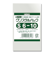 ヘイコー　クリスタルパック　テープなし　100枚　S6-10