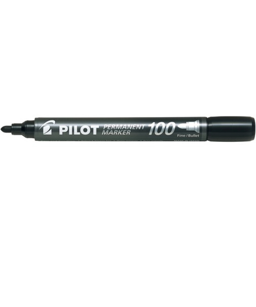 パイロット（PILOT）　油性マーカー　パーマネントマーカー100　MPM10F　ブラック