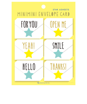 グリーティングライフ　ミニミニエンベロープカード　HR－16　スター