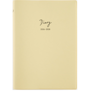 【2026年1月始まり】　高橋書店　3年DIARY　B6　デイリー2日1ページ　344　クリームイエロー　各月1日始まり