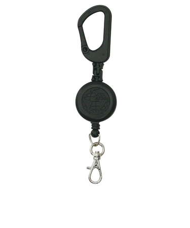 エイワイジュディ（A.Y.Judie）　カラビナリール　レザー　ブラック