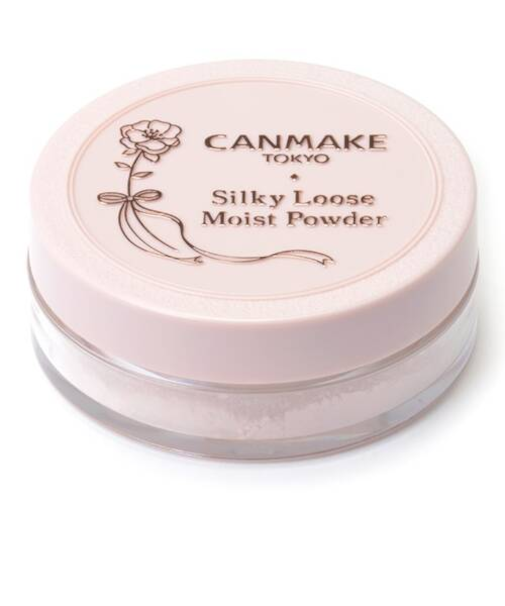 キャンメイク（CANMAKE）　シルキールースモイストパウダー　P01　ラスターピンク