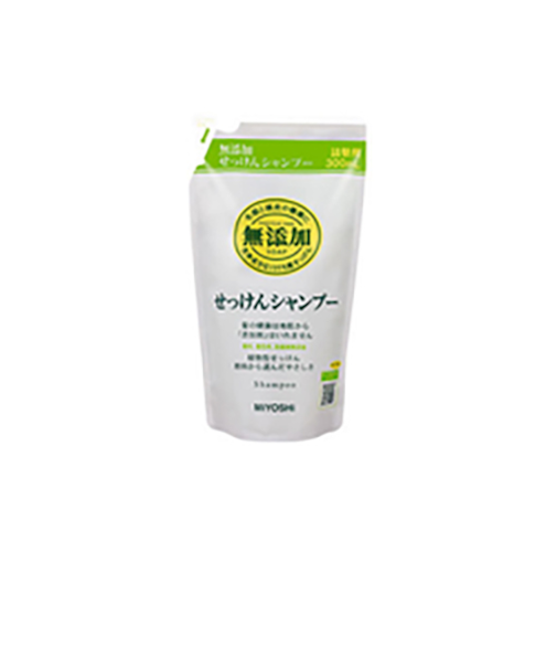 ミヨシ石鹸　無添加　せっけんシャンプー　300mL　詰替