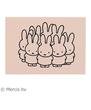 グリーンフラッシュ（GreenFlash）　ミッフィー（miffy）　ポストカード　BM－247　pink