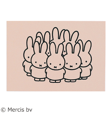 グリーンフラッシュ（GreenFlash）　ミッフィー（miffy）　ポストカード　BM－247　pink